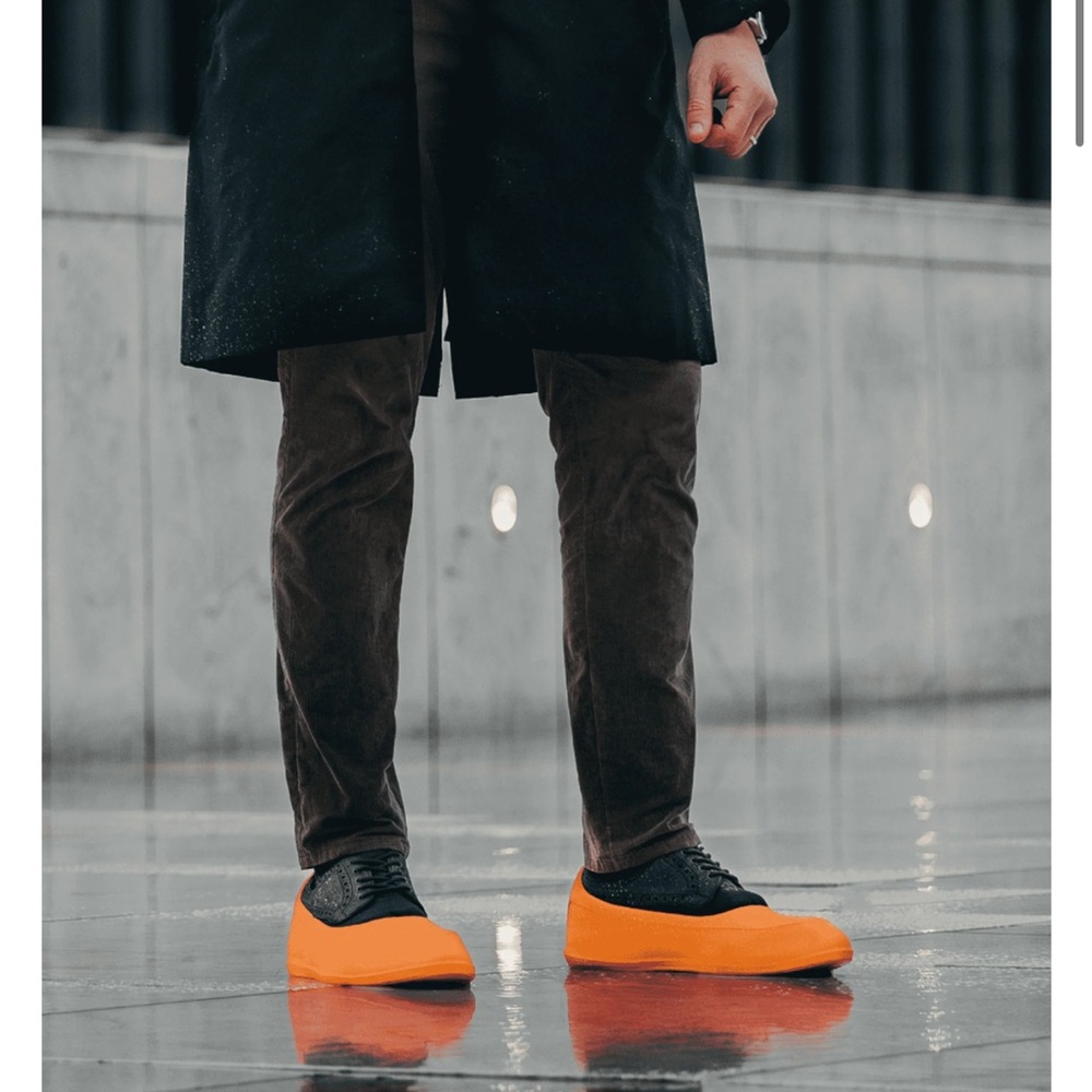 Men's SWIMS Orange Classic Galosh Shoes